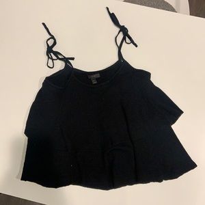 JCrew Knit Tiered Tank